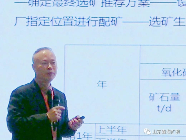鑫海礦裝董事長張云龍先生進行技術分享