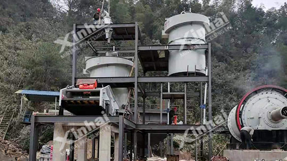 湖南800t/d石英砂選廠項目圓滿運行